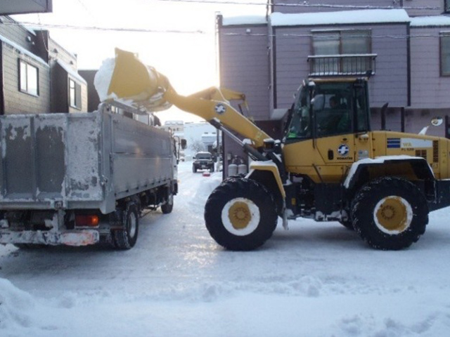 集合住宅排雪作業